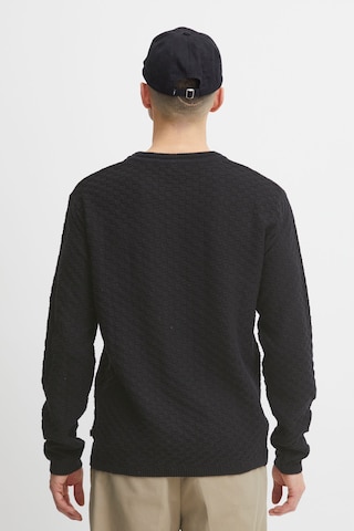 !Solid Strickpullover 'Elijah' in Schwarz