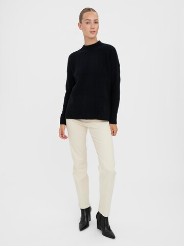 VERO MODA Pullover 'VMLEFILE' in Schwarz