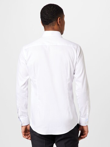 ETON Slim Fit Skjorte i hvid