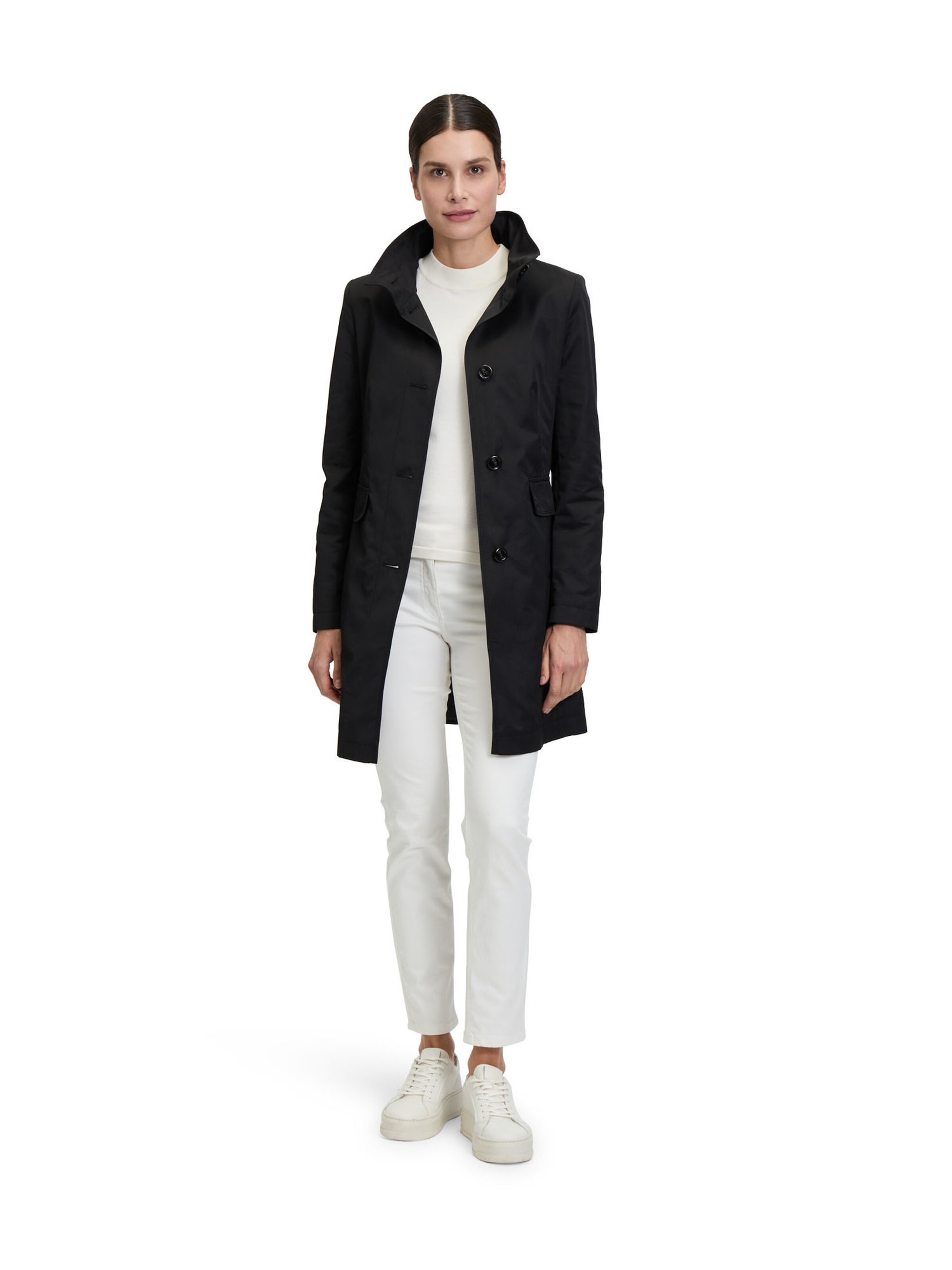 Manteau mi-saison GIL BRET en noir