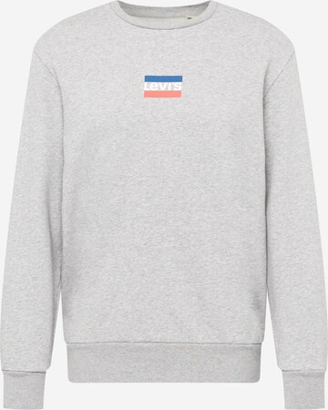 Sweat-shirt 'Standard Graphic Crew' LEVI'S ® en gris : devant