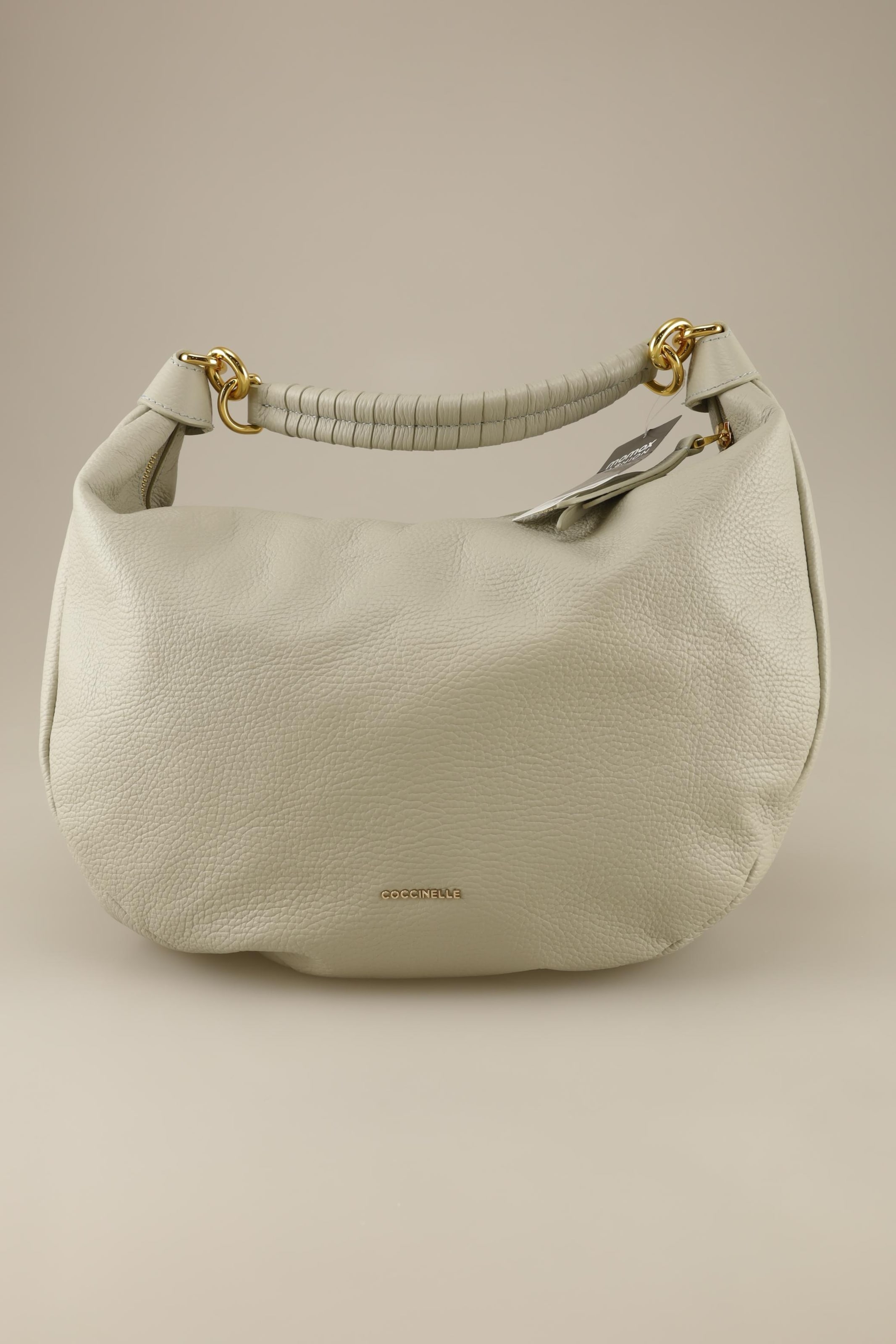Coccinelle Handtasche gross Leder One Size in Beige: Vorderseite