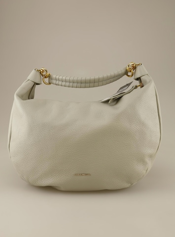 Coccinelle Handtasche gross Leder One Size in Beige: Vorderseite