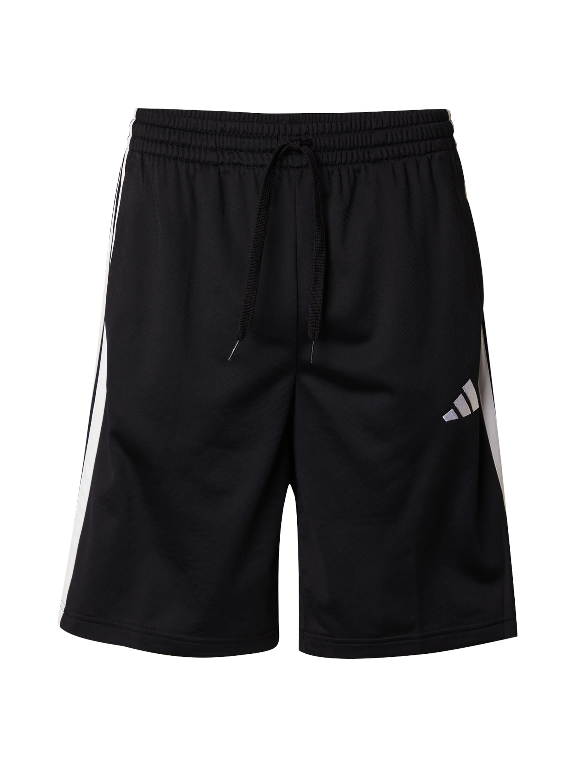 melns ADIDAS SPORTSWEAR Standarta Sporta bikses: no priekšpuses