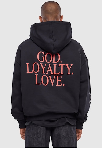 MT Upscale Sweatshirt 'God Loyalty Love' i sort