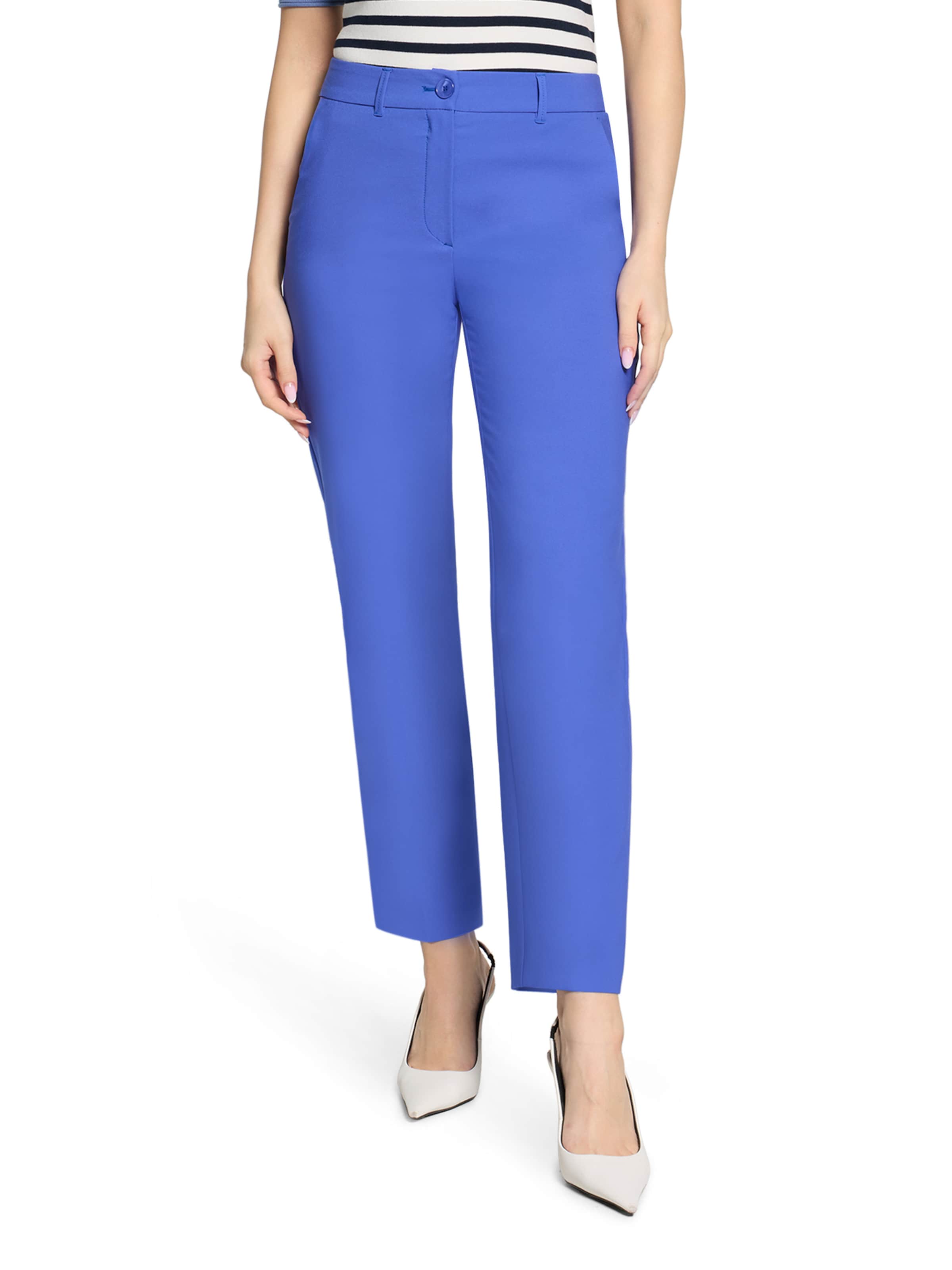 Betty Barclay Regular Pantalon in Blauw: voorkant