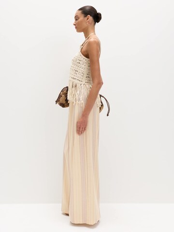 Wide Leg Pantalon Marks & Spencer en jaune