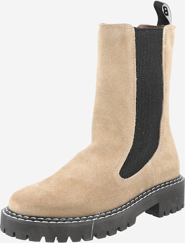 Bianco Chelsea boots 'GUNNA' in Beige: voorkant