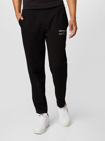 ARMANI EXCHANGE Slimfit Kalhoty – černá: přední strana