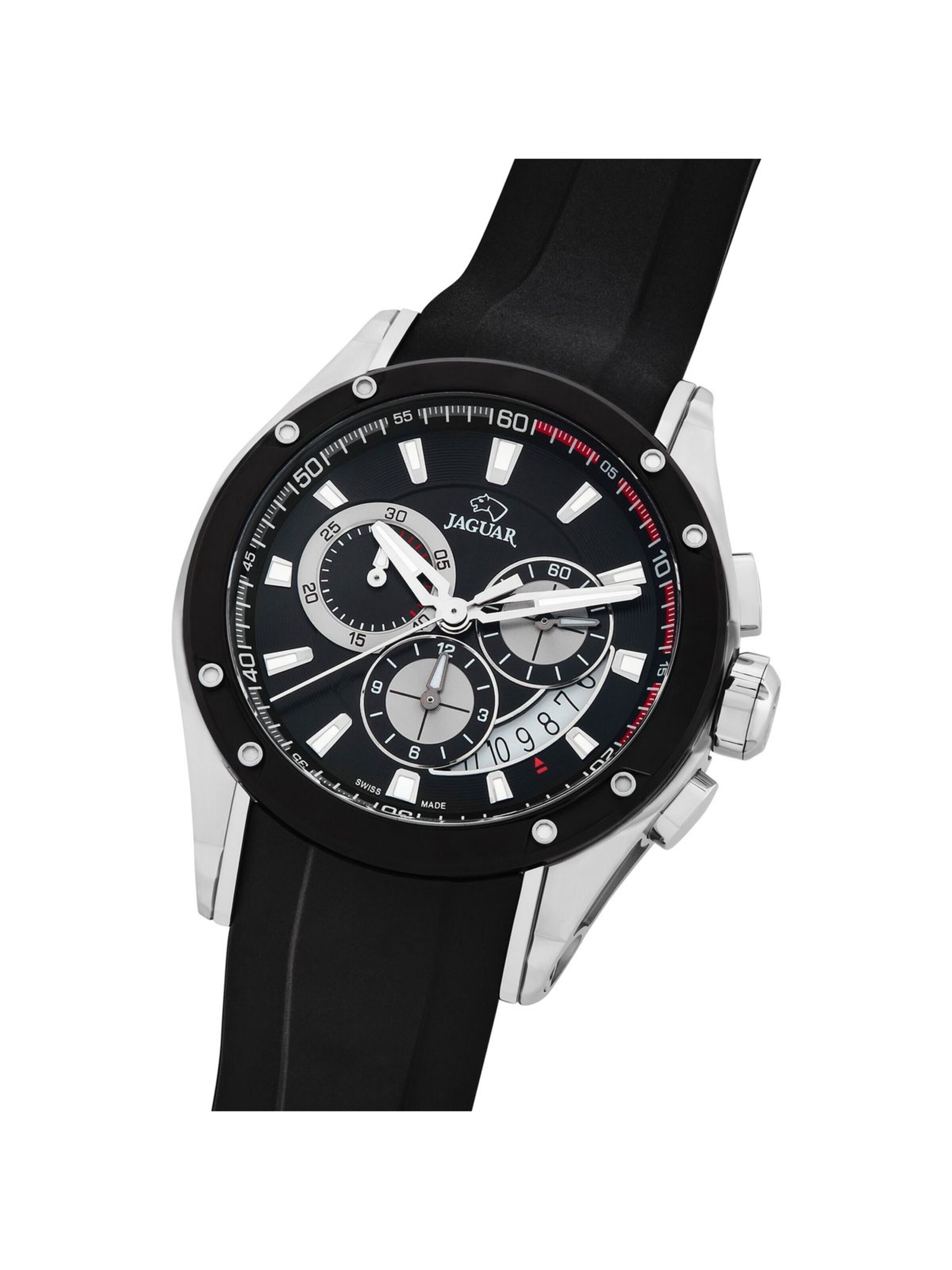 Montre à affichage analogique Jaguar en noir