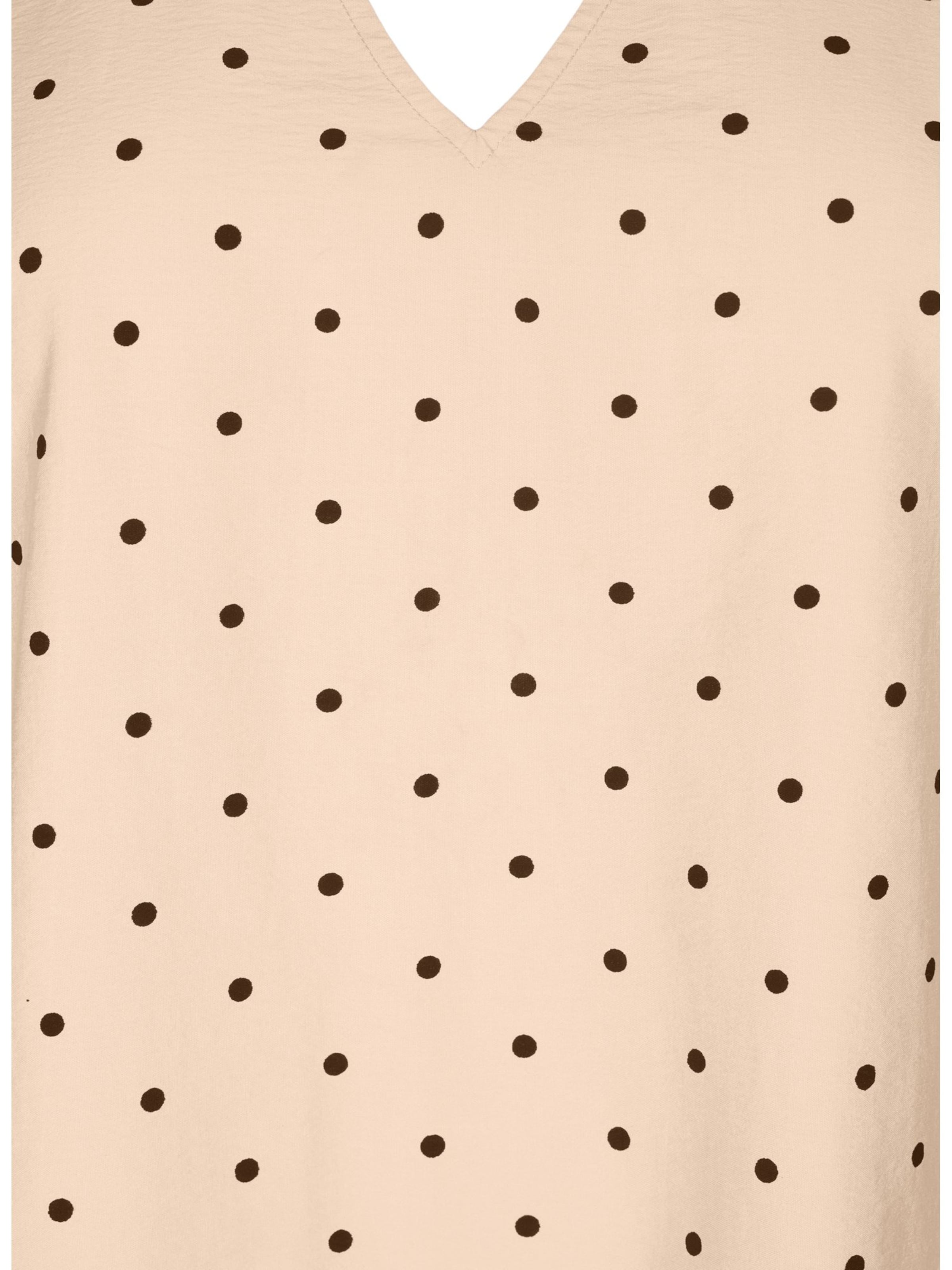 Zizzi Pluus 'Mdot', värv beež