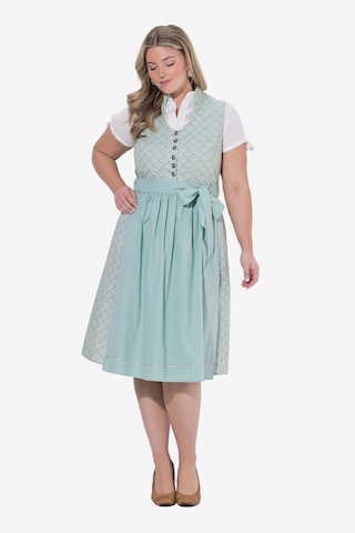 Ulla Popken Dirndl in Grün: Vorderseite