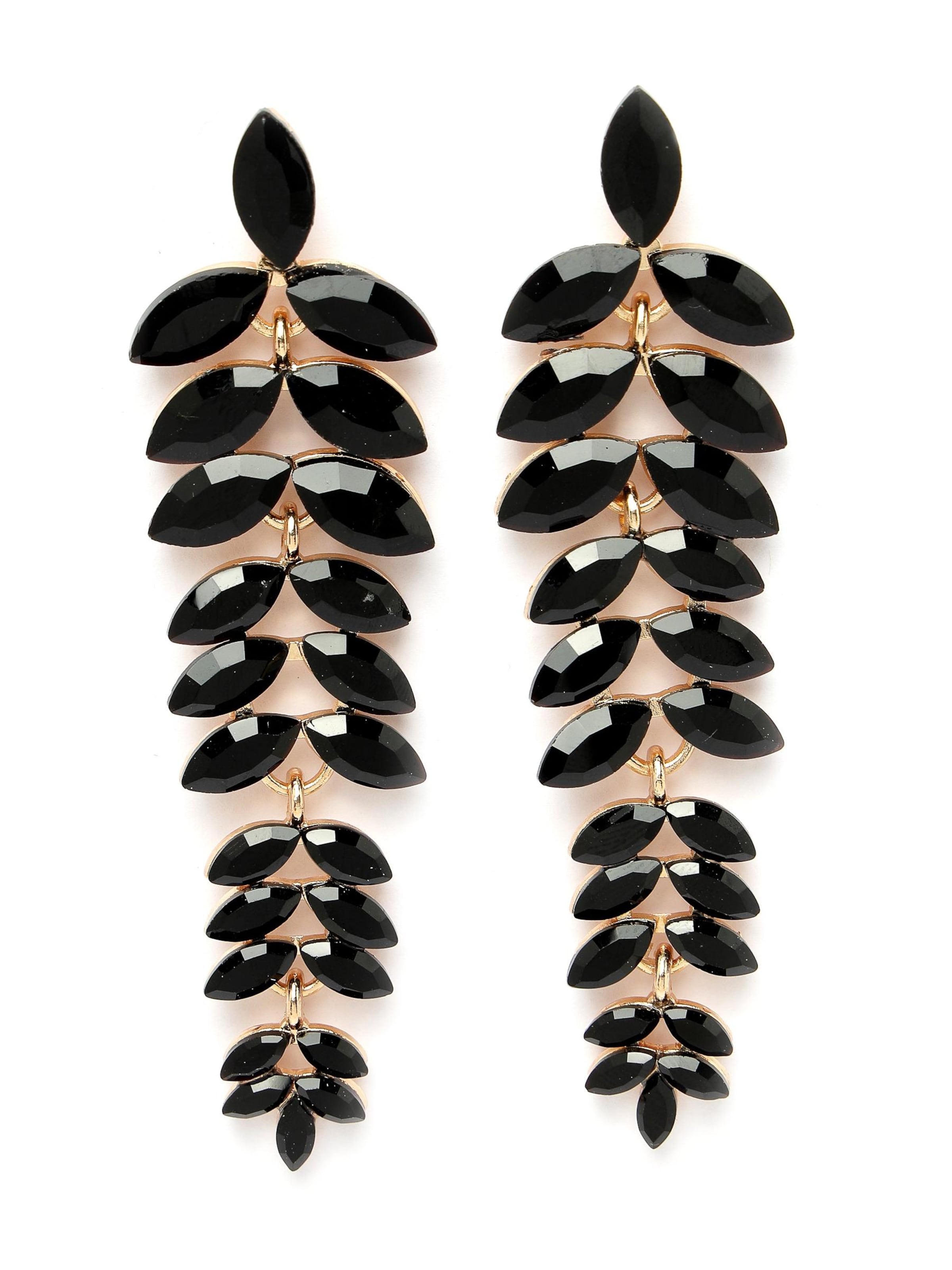 AVANT-GARDE PARIS - Pendientes 'Biancaa' en negro: frente