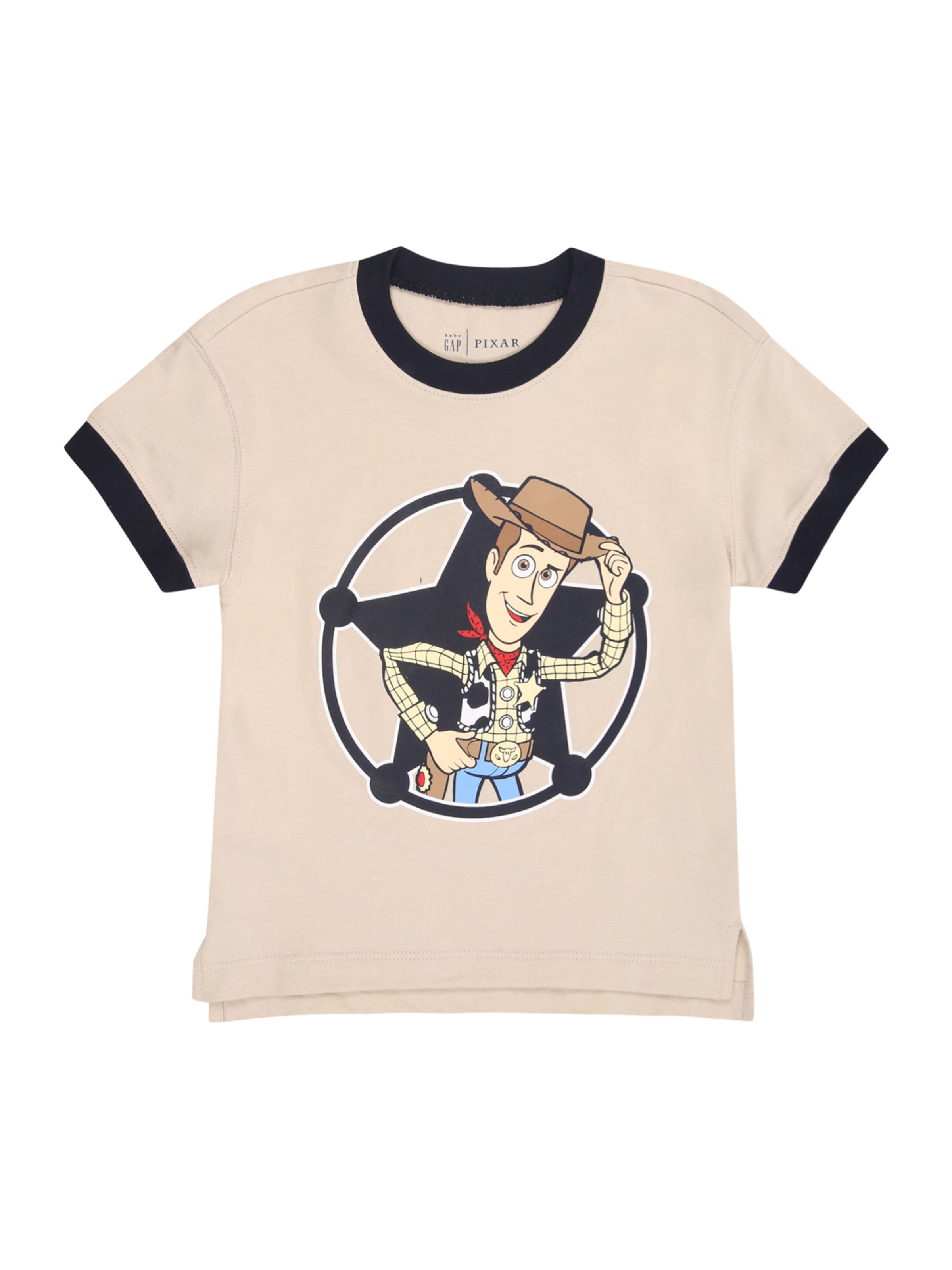 GAP Футболка в Бежевый: спереди
