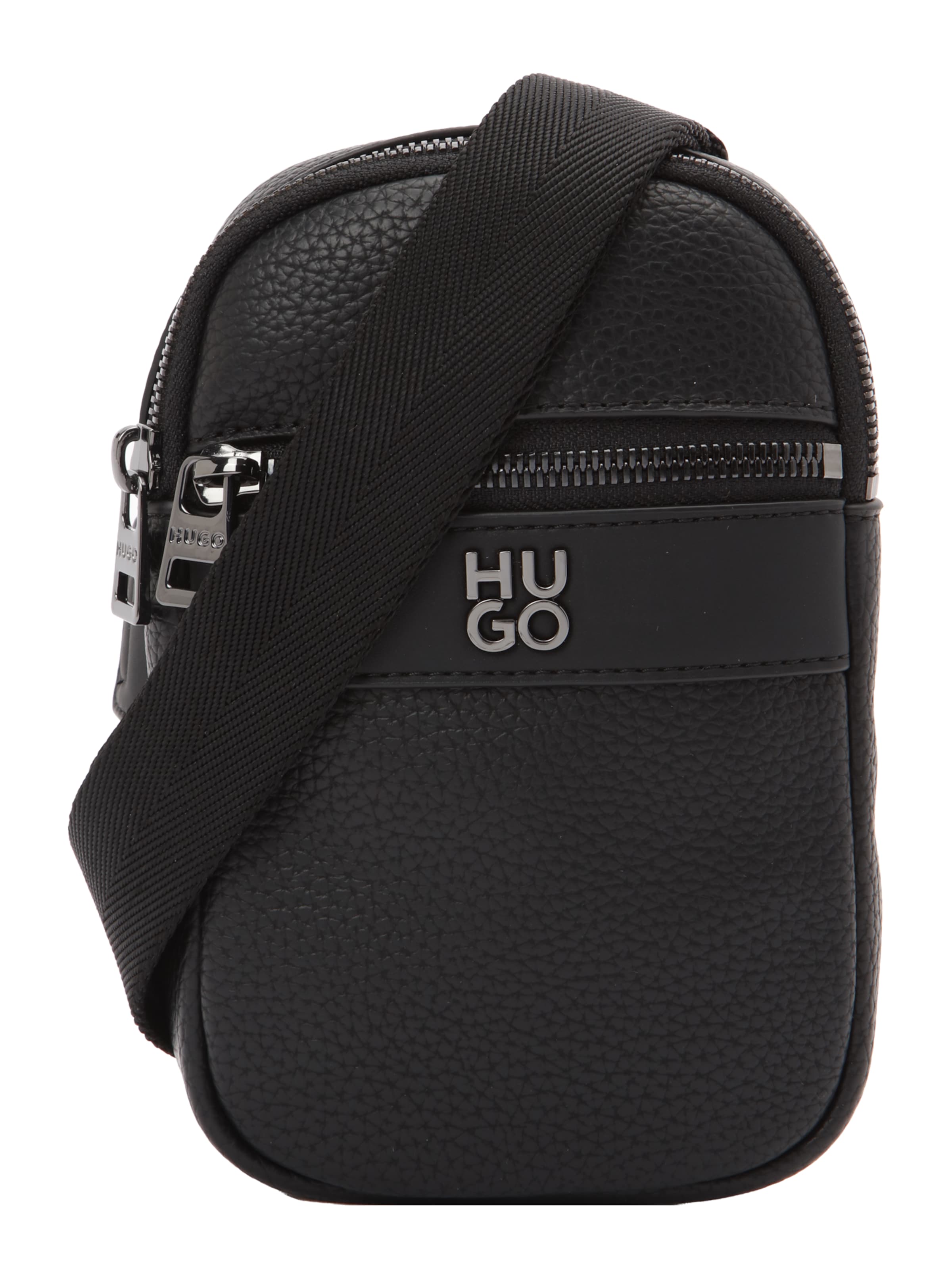 HUGO Crossbody Bag 'Quantic' in Black: front