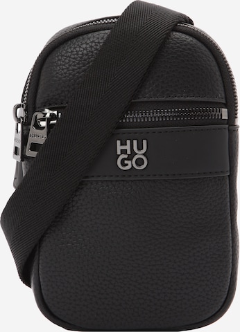 HUGO Olkalaukku 'Quantic' värissä musta: etupuoli