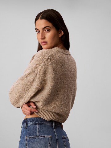 smėlio Calvin Klein Jeans Standartinis Megztinis