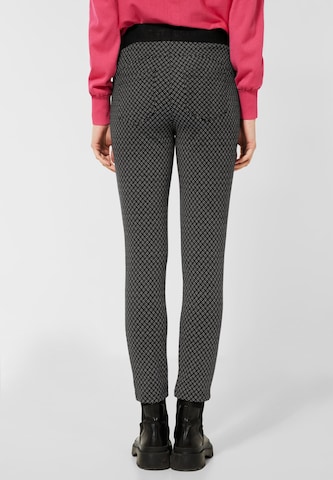 STREET ONE Skinny Broek in Zwart