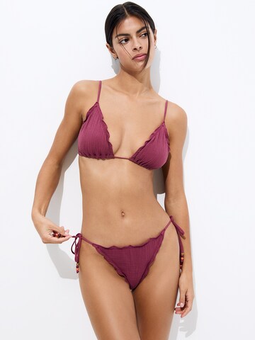 Pull&Bear Bikinibroek in Lila