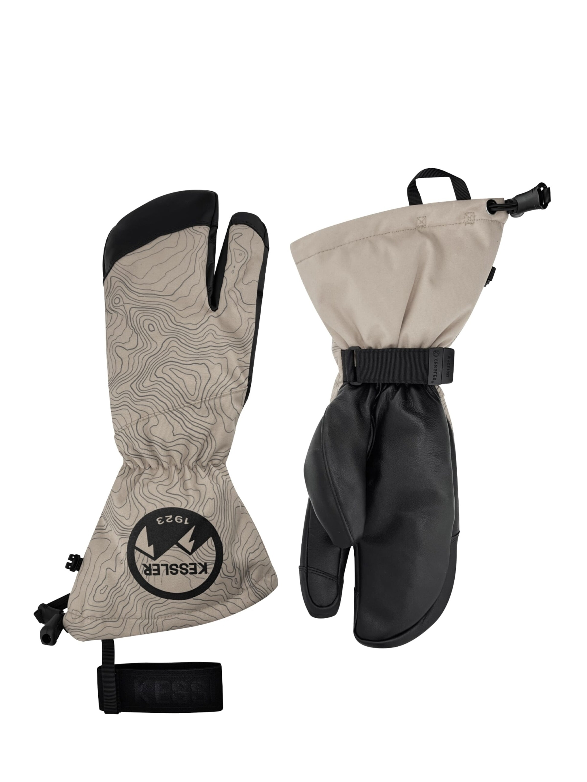 KESSLER Fingerhandschuhe‌‌‌‌ in Grau: Vorderseite