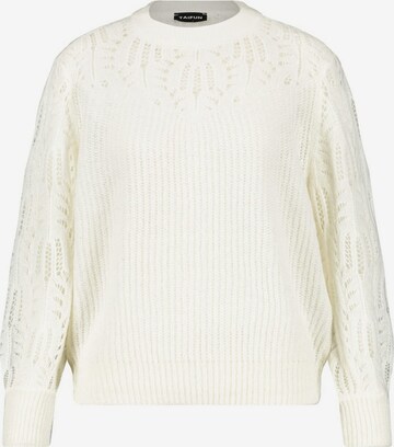 TAIFUN Sweater in White: front