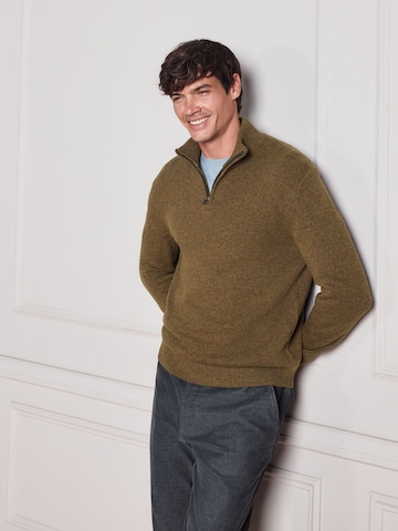 Next Pullover 'Signature' in Gelb: Vorderseite