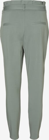 VERO MODA Slim fit Pleat-Front Pants 'Eva' in Green