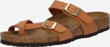 BIRKENSTOCK Open schoenen 'Mayari' in Bruin: voorkant