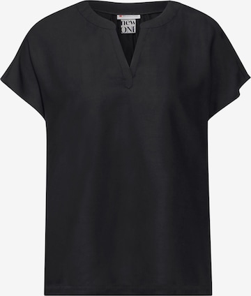 STREET ONE Bluse i sort: forside