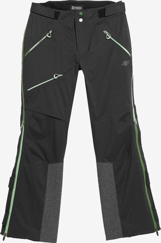 Regular Pantalon outdoor 4F en noir : devant