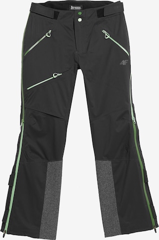 4F Regular Outdoorbroek in Zwart: voorkant