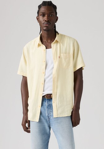 LEVI'S ® Regular Fit Hemd in Gelb: Vorderseite