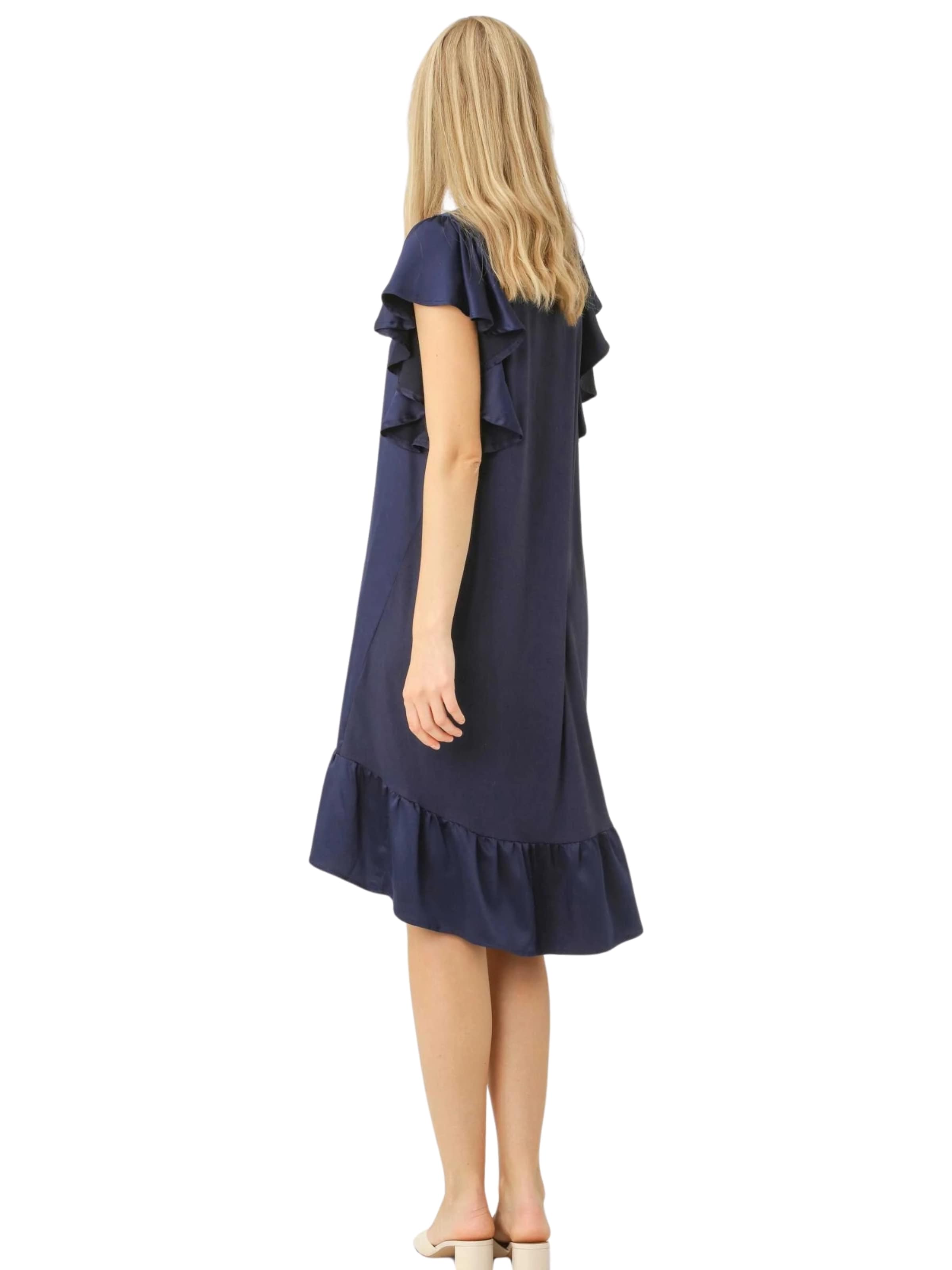 Noa Noa Jurk ' KatieNN Dress ' in Blauw