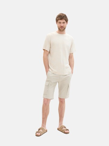 TOM TAILOR Regular Cargobroek in Beige