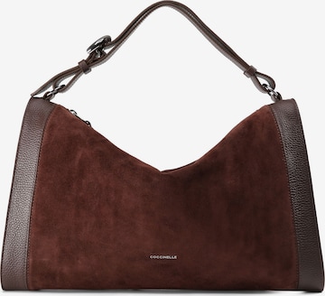 Sac bandoulière 'Elinor' Coccinelle en marron : devant