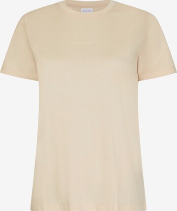 Calvin Klein Curve Shirt in Beige: front