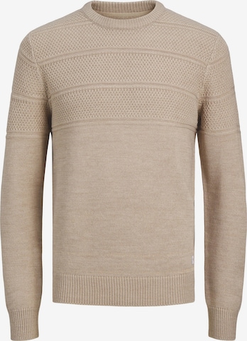 JACK & JONES Pullover i beige: forside