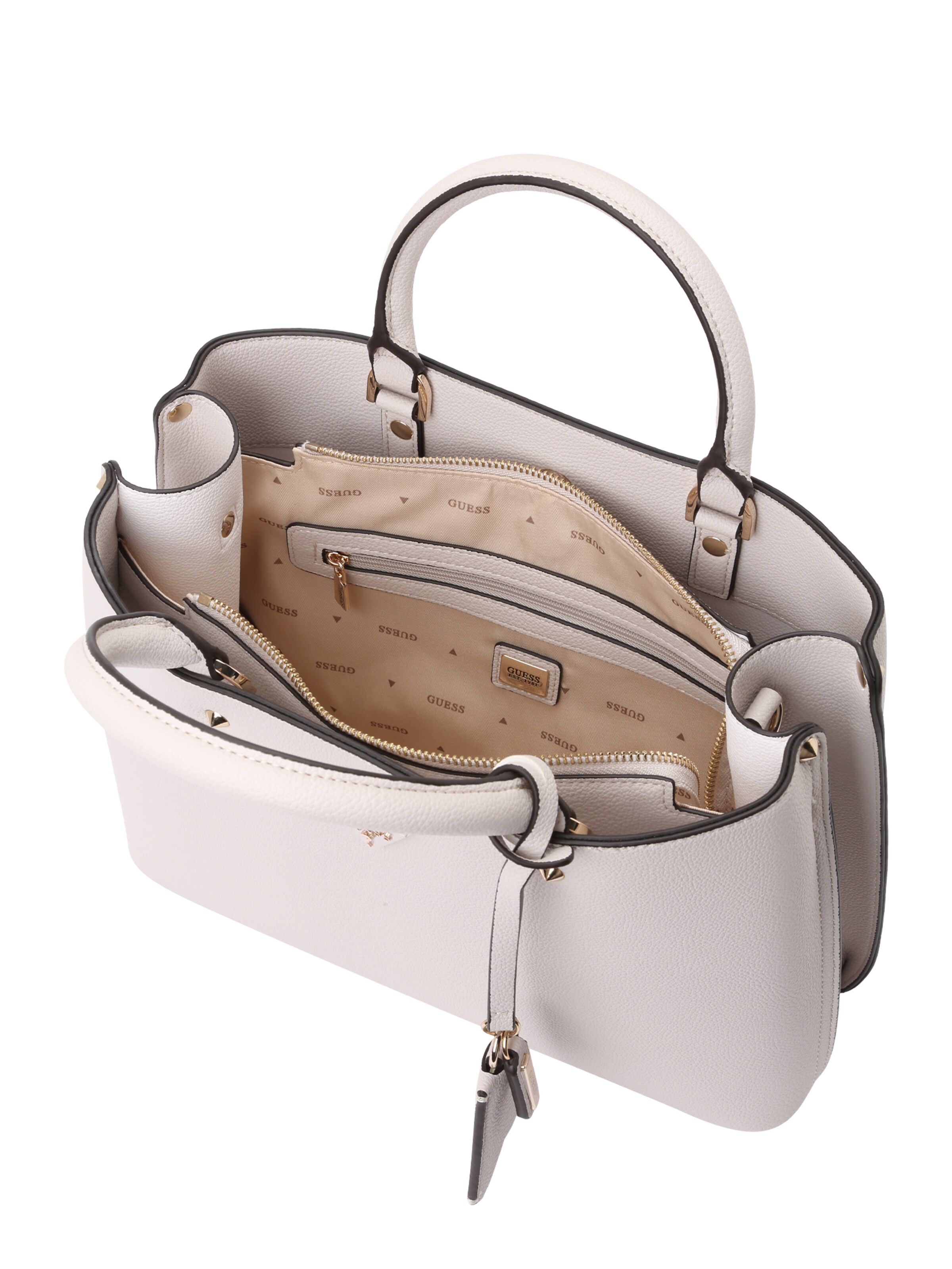 Sacs à main 'MERIDIAN II GIRLFRIEND SATCHEL' GUESS en blanc