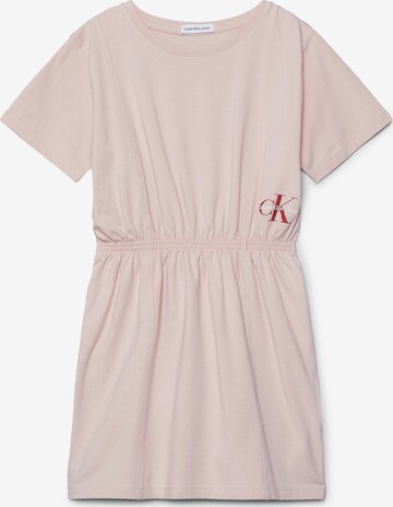 Calvin Klein Jeans Dress in Pink: front