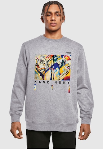 Sweat-shirt 'Apoh - Kandinsky' Merchcode en gris : devant