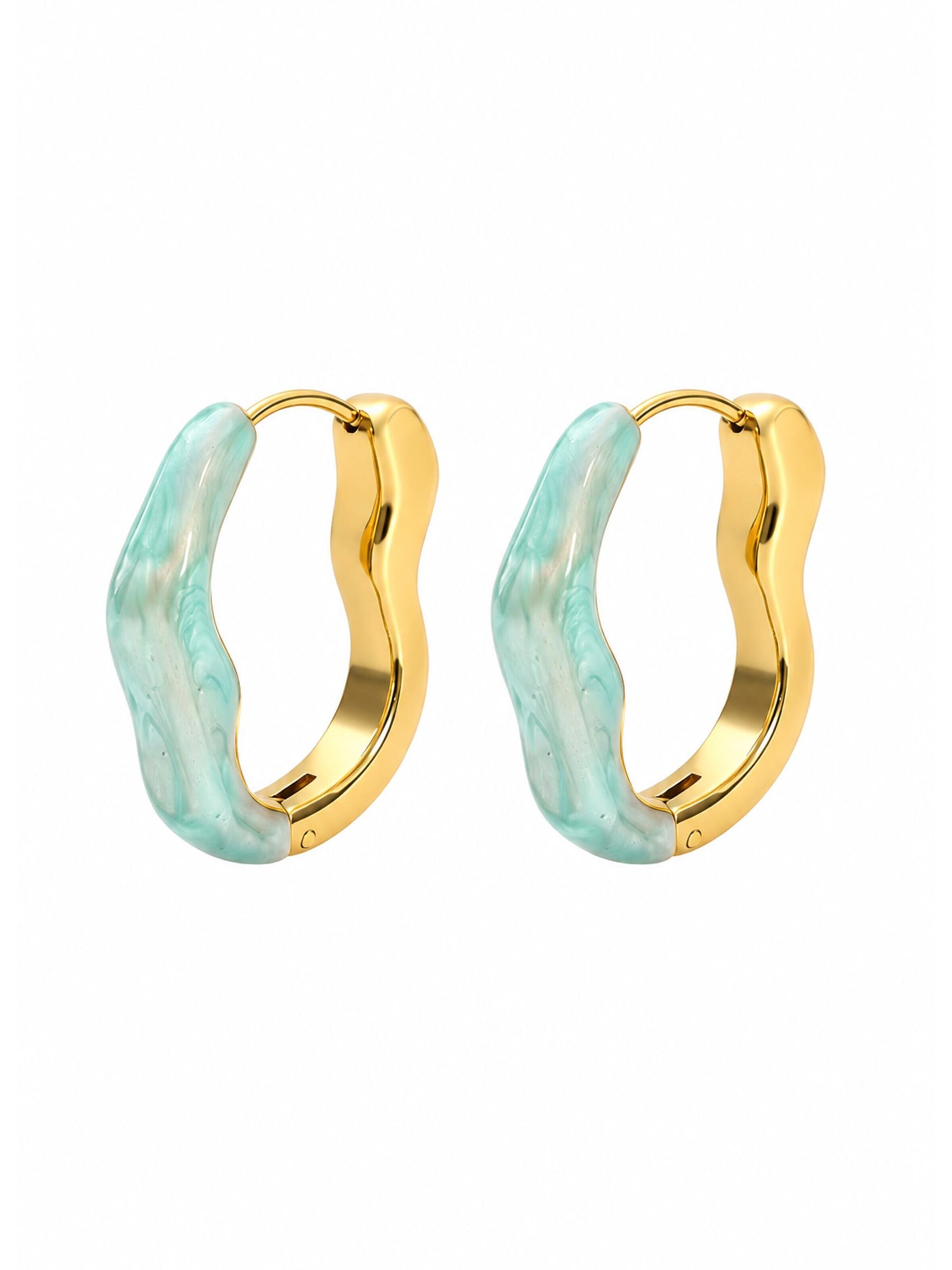 Chic by Lirette Earrings 'Celeste' in Blue: front