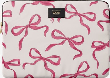 Sac d’ordinateur portable Wouf en blanc : devant