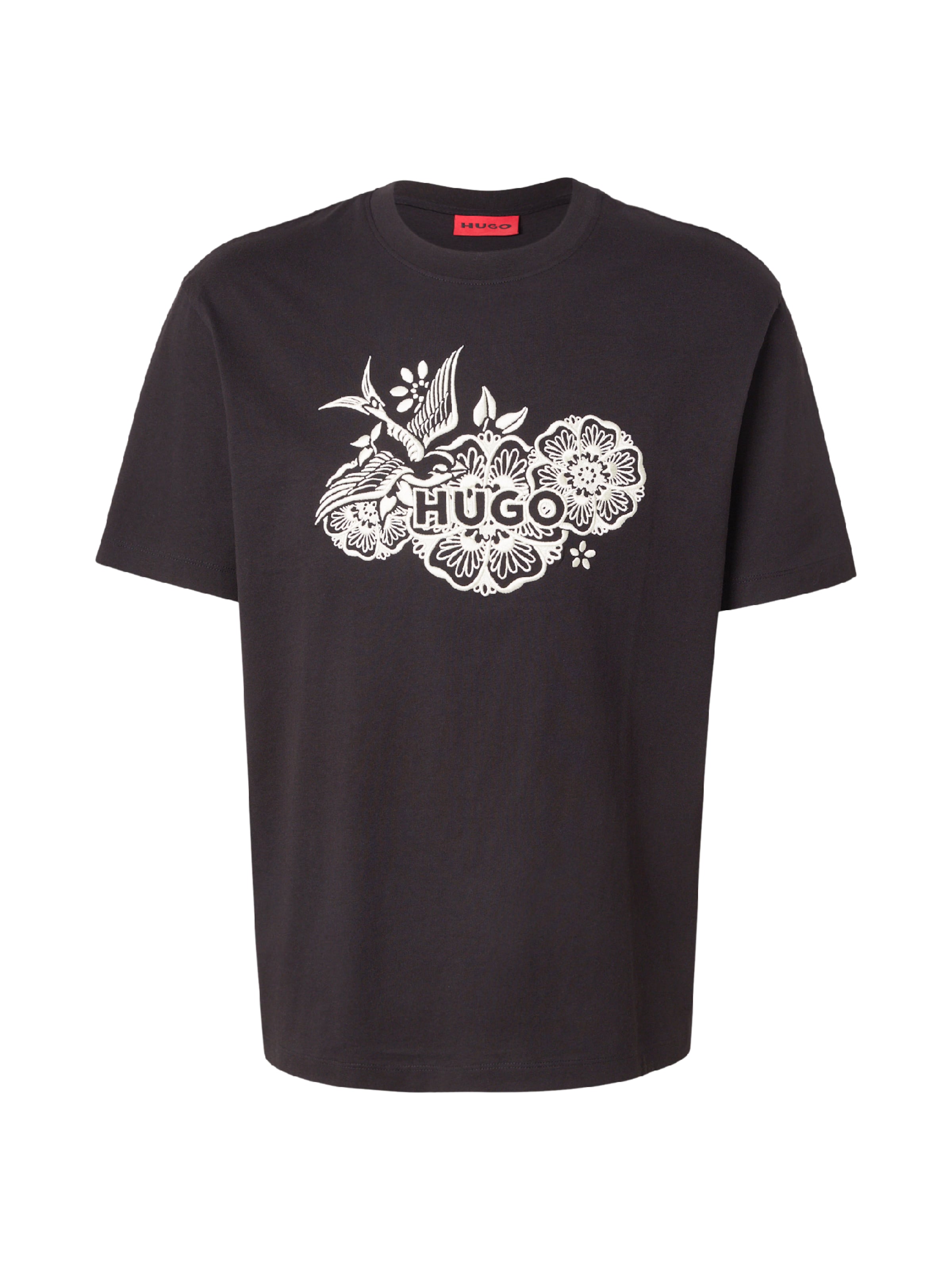 T-Shirt 'Dangen' HUGO en noir : devant