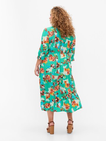 Zizzi Dress 'MIYA' in Green