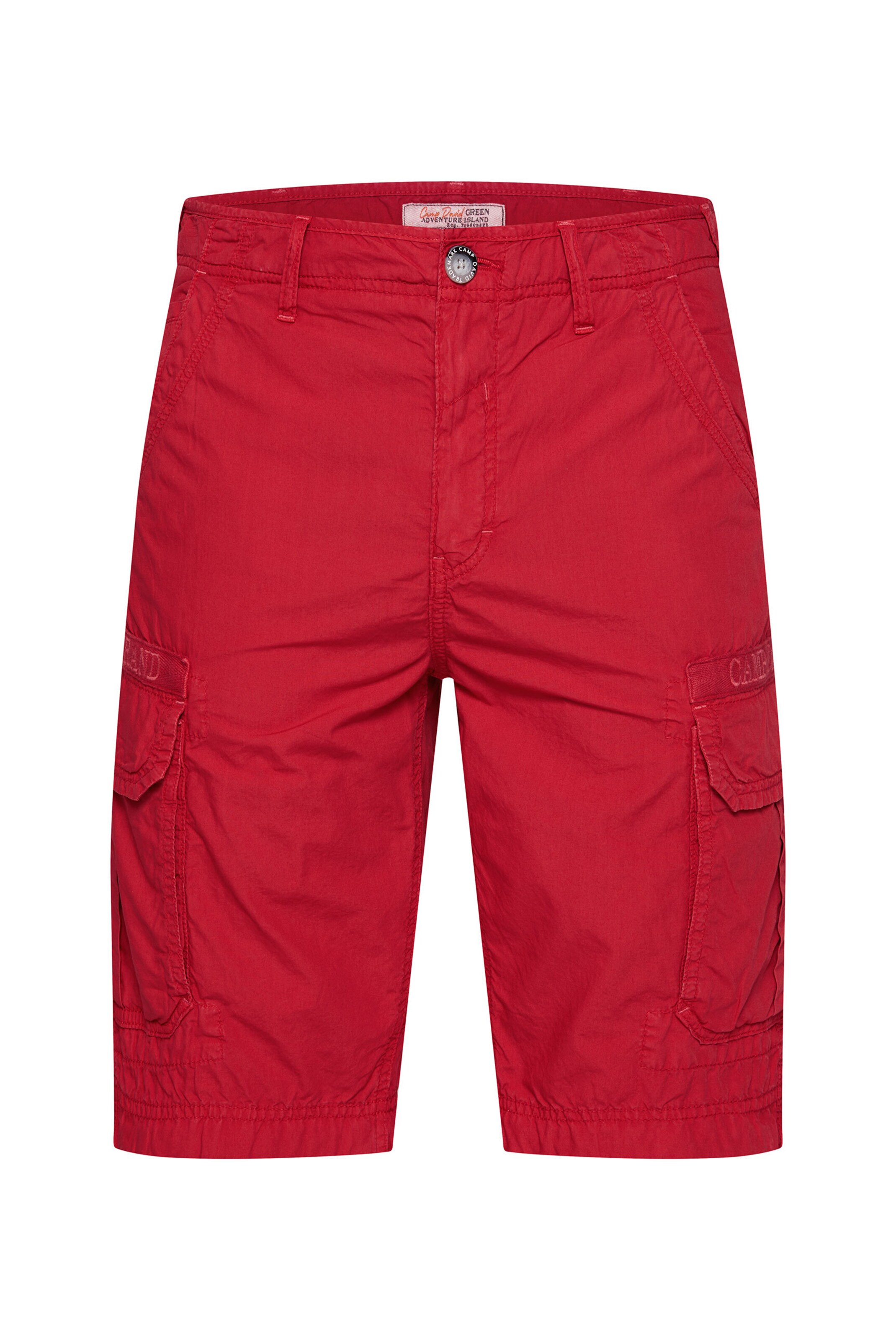 CAMP DAVID Regular Shorts in Rot: Vorderseite