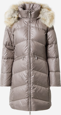Calvin Klein Winter coat in Brown: front