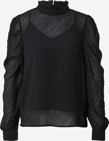 Camicia da donna 'OBJFrancisca' di OBJECT in nero: frontale