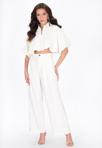 Veste mi-saison faina en blanc