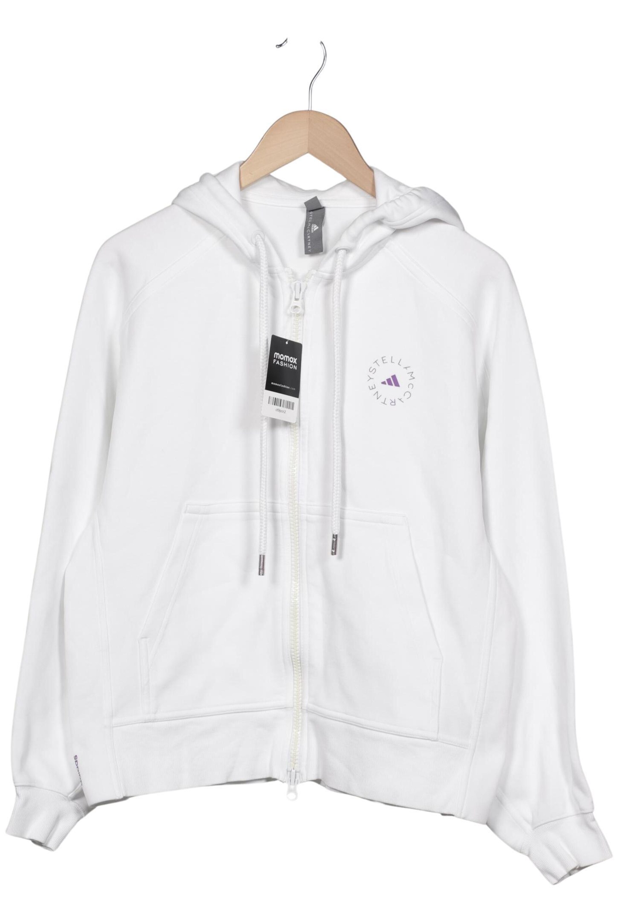 ADIDAS BY STELLA MCCARTNEY Kapuzenpullover XS in Weiß: Vorderseite