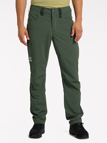 Haglöfs Regular Outdoor Pants in Green: front